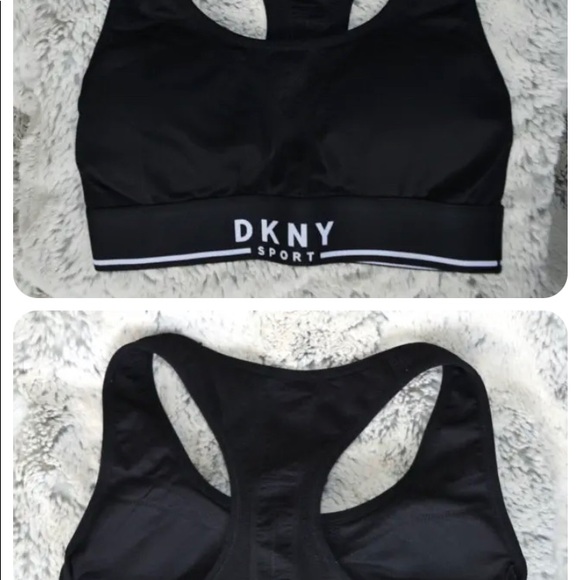 DKNY SPORT S WOMEN’S BRA IN BLACK EXCELLENT CONDITION REMOVABLE PADS, S - Picture 6 of 6